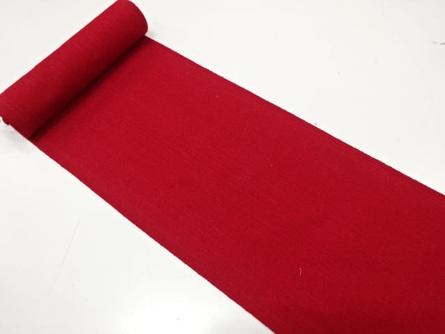 JAPANESE KIMONO / ANTIQUE BOLT FOR NAGOYA OBI / SILK / TSUMUGI / WEAVE PATTERN